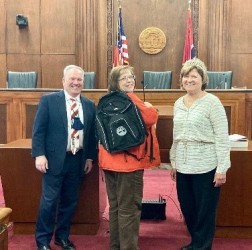 Jim Hivner, Becky Doyal, and Justice Lee