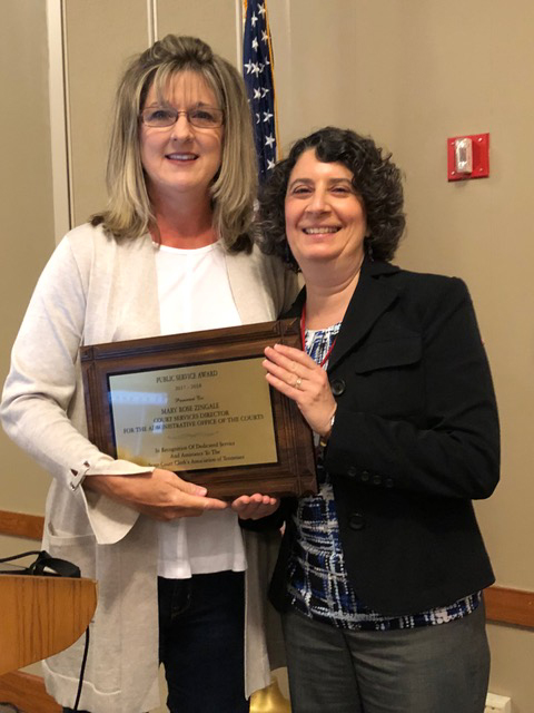 Crystal Greene and Mary Rose Zingale