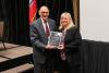 Judge Sherry Paty receiving the award