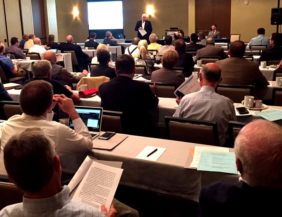 Judge Gregory Smith, Cheatham County, addressing the Knoxville seminar April 11th.